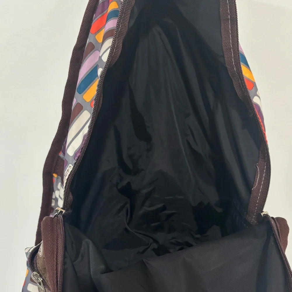 LeSportsac Classic Backpack – Multicolor Stripe Print - Picture 3 of 3